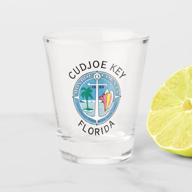 Cudjoe Key - Florida Keys Schnapsglas (Vorderseite)