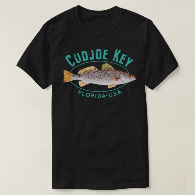 Cudjoe Key Florida  T-Shirt (Design vorne)
