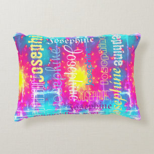 Cudly farbenfrohe Gefärbte Krawatte Boho Fade Pers Dekokissen