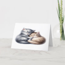 Cudly Kittens NOTECARD