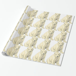 Cudly Polar Bär Geschenkpapier