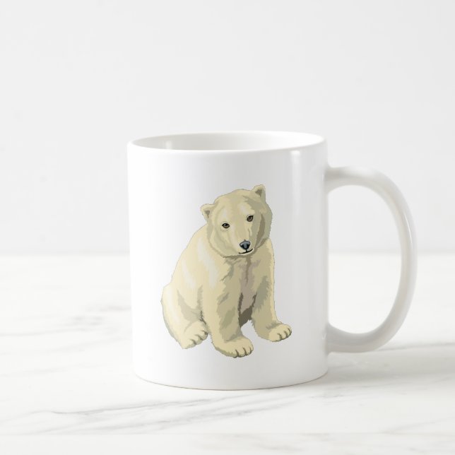 Cudly Polar Bär Kaffeetasse (Rechts)