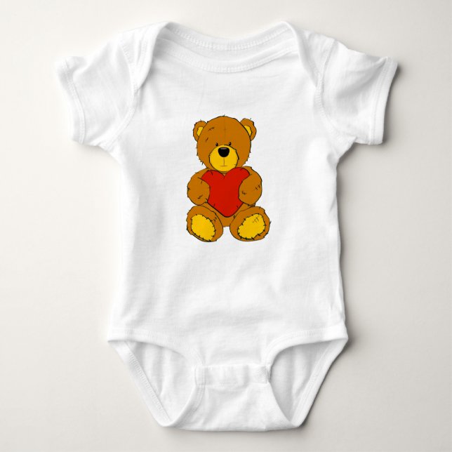 Cudly Teddy Baby Strampler (Vorderseite)
