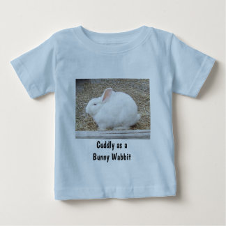 Cudly White Bunny Baby T-shirt