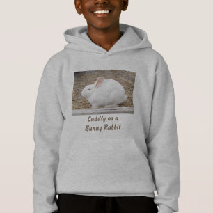 Cudly White Bunny Hoodie