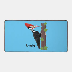 Cue drôle Pileated woodpecker dessin d'illustratio