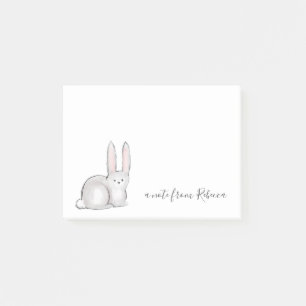 Cue Little Bunny Rabbit Custom Text Post-it Klebezettel