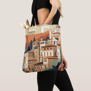 Cuenca Spanien Vintage Kunst Tasche