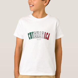 Cuernavaca in den Mexiko-Staatsflaggefarben T-Shirt