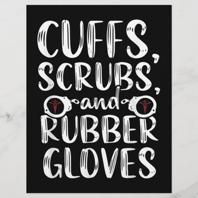 Cuffs Correctional Nurse RN Prison Nursing Medical Briefbogen (Vorderseite)