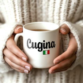 Cugina Italian Flag Mug