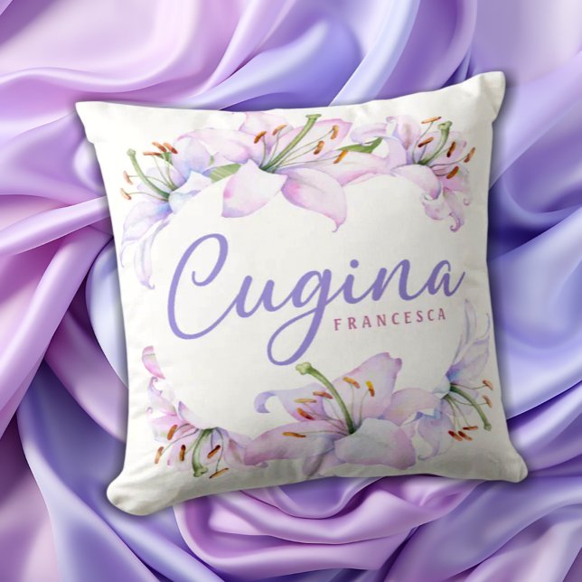 Cugina Lilies - Geschenk für Cousin Kissen (Von Creator hochgeladen)