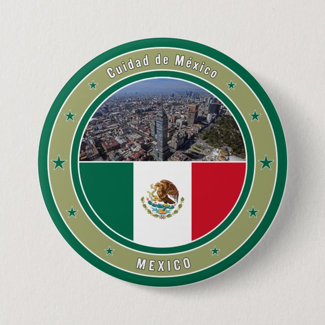Cuidad de Mexico Button (Vorderseite)