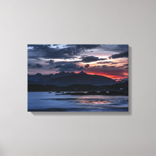 Cuillin Ridge Sonnenuntergang Isle of Skye  Leinwanddruck