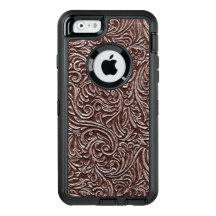 Cuir à outils Chocolat Brown foncé look rustique