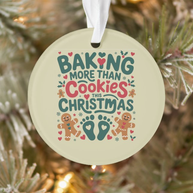 Cuire plus que des biscuits ce Noël Grossesse  (Arbre)