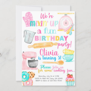 Cuisine, cuisine, invitation à l'anniversaire de l