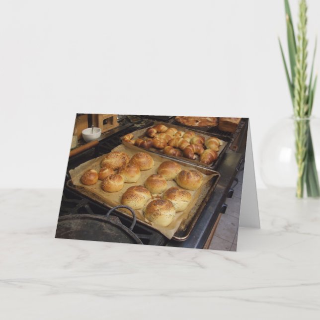 Cuisine du pain frais, Carte pour notes (Devant)