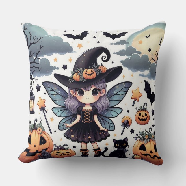 Cuisine et mignonne (1) Oreiller à lancer Carré (Recto)