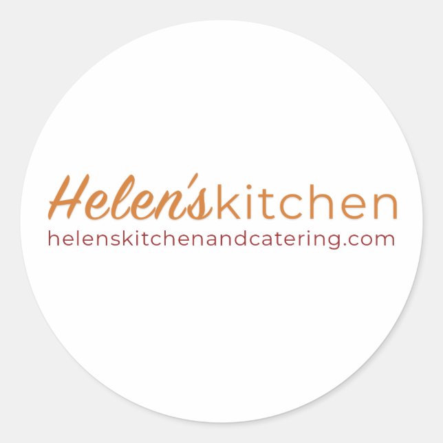 Cuisine Helen / Sticker blanc (Devant)