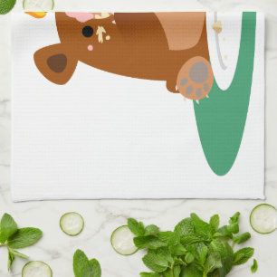 Cuisine Joyeux anniversaire, petit ours ! ! linge de cuisi