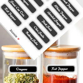 Cuisine minimaliste moderne et Étiquettes de range