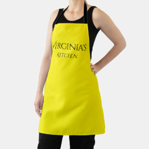 Cuisine personnalisée citron jaune tablier