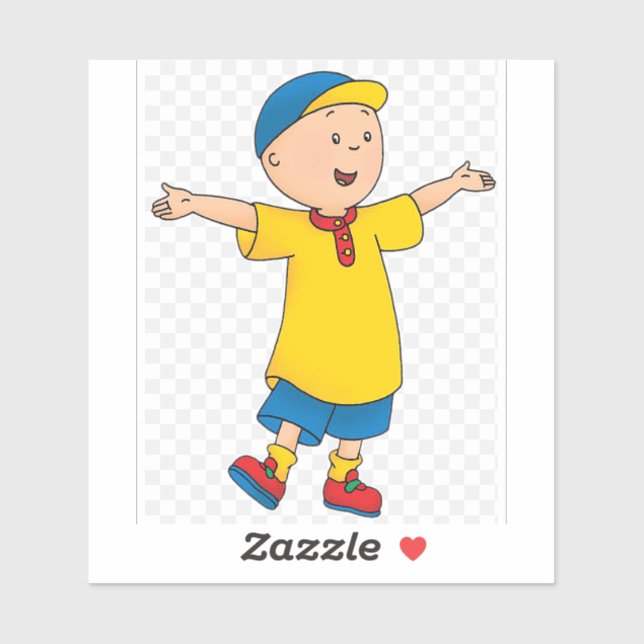 Cuisine pour enfants Caillou, Autocollant pour enf (Feuille)