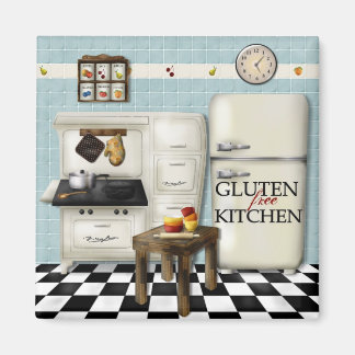 Cuisine sans gluten - Aimant Turquoise en kg
