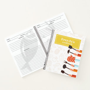 Cuisine Stuff Recette jaune Carnet spirale