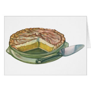 Cuisine vintage, dessert à tarte au citron meringu