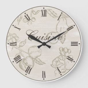 Cuisine vintage Horloge murale française