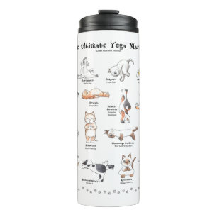 Cuisine yogi chats bouteille d'eau thermale
