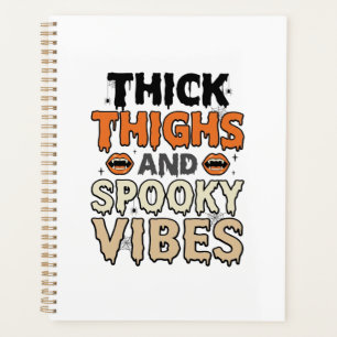 Cuisses Épaisses et Vibes Sombres Design Halloween
