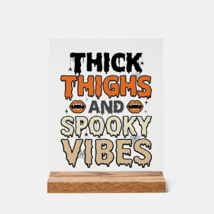Cuisses Épaisses et Vibes Sombres Design Halloween