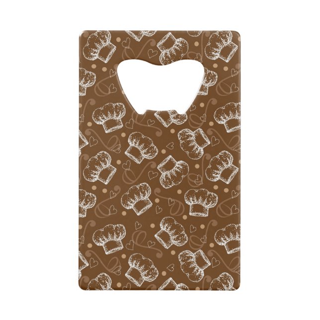 Cuisson du motif avec le casquette de chef (Devant)