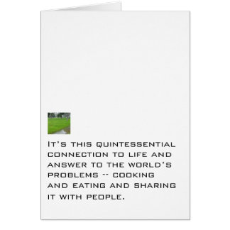 Cuisson et consommation et partage