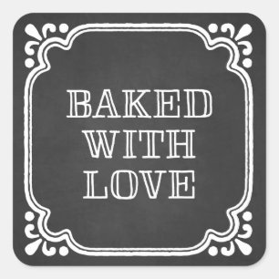 Cuit au four avec des autocollants de pâtisseries