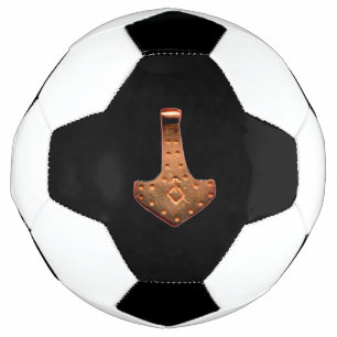 Cuivre Thor Hammer noir ballon de football