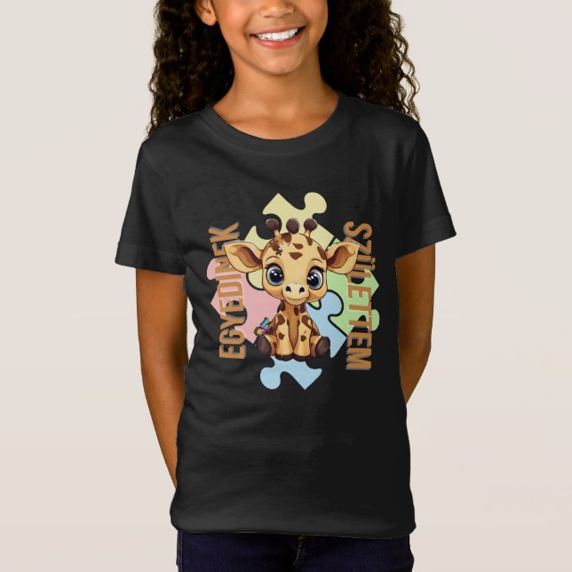 Cuki affirmációk | SNI Zsiráf | Egyedinek T-Shirt (Vorderseite)