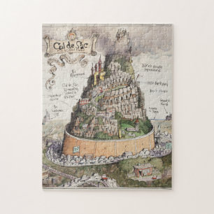 Cul-de-sac et puzzle adjacent d'endroits