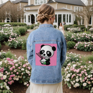 CUL PANDA BEAR SUSHI DENIM JACKET