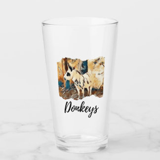 Culbuteur en verre d'amant d'âne