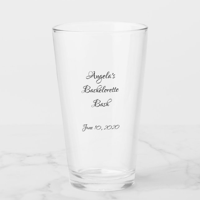 Culbuteurs en verre personnalisés (Devant)