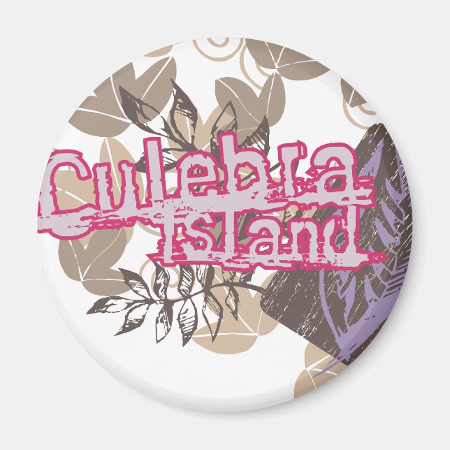 Culebra Island Graphic Tshirts and Gifts Magnet (Vorne)