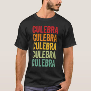 Culebra Landkreis Puerto Rico Rainbow Textentwurf T-Shirt
