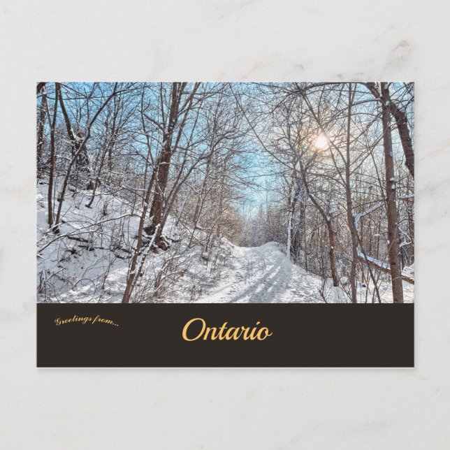 Culham Trail Mississauga Ontario Postkarte (Vorderseite)