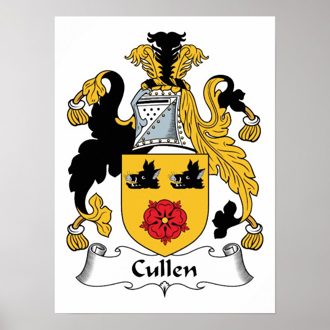 Cullen Familienwappen Poster (Vorne)