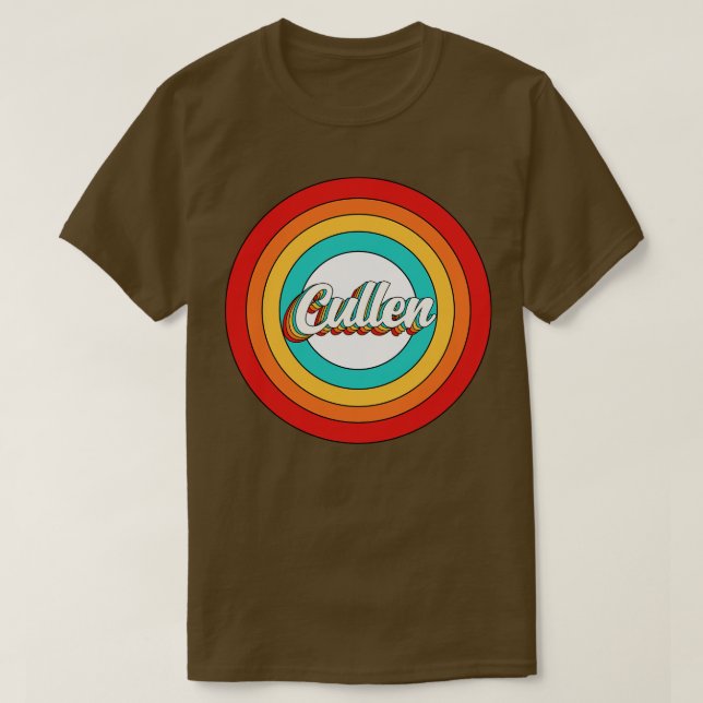 Cullen Name Shirt Vintag Cullen Circle (Design vorne)