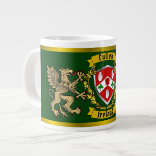 Cullen/O'Cullen Irish Shield & Griffins Jumbo-Tasse